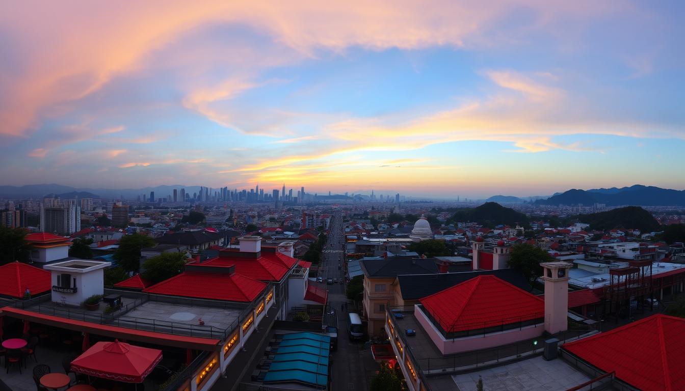 6 Restaurant rooftop sunset romantis